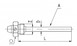 405961014816 Jímka NEREZ G3/4" D=12/L=135