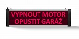 107260 SVN722 Led VYPNOUT MOTOR/OPUSTIT GARÁŽ 720x190x50/230VAC/IP54 1stranná/2řádková